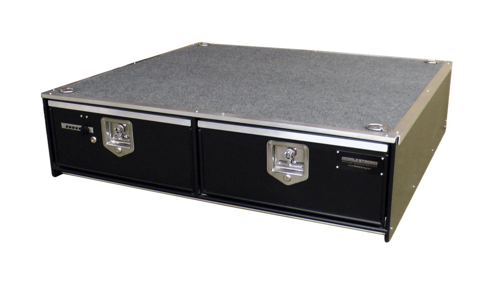 drawer storage suv double lock carpet drawers hdp combo mobilestrong miy